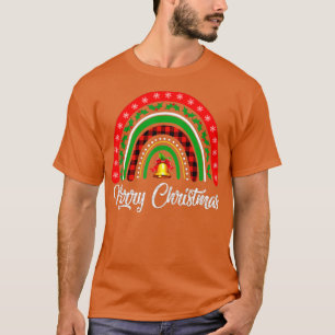 Camiseta Merry Christmas Leopard Buffalo Red Plaid For Men