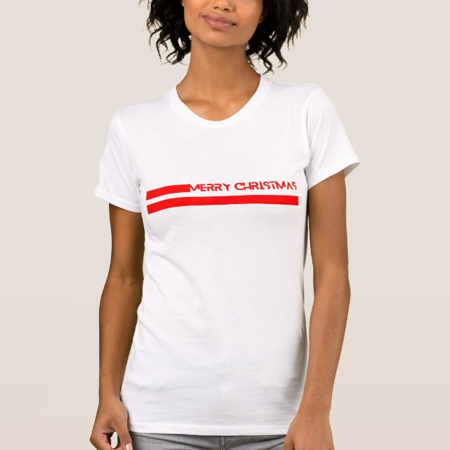 CAMISETA MERRY CHRISTMAS LINES (Anverso)