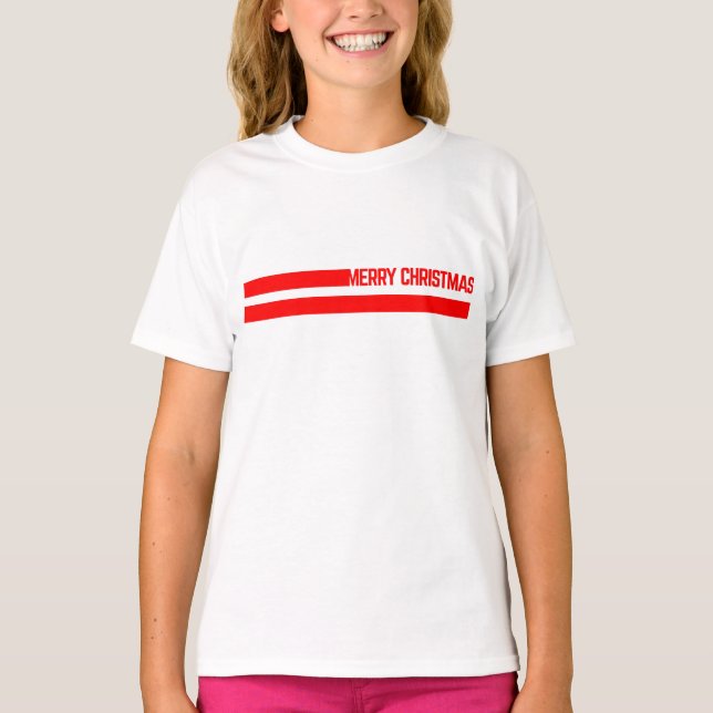 Camiseta merry christmas lines (Anverso)