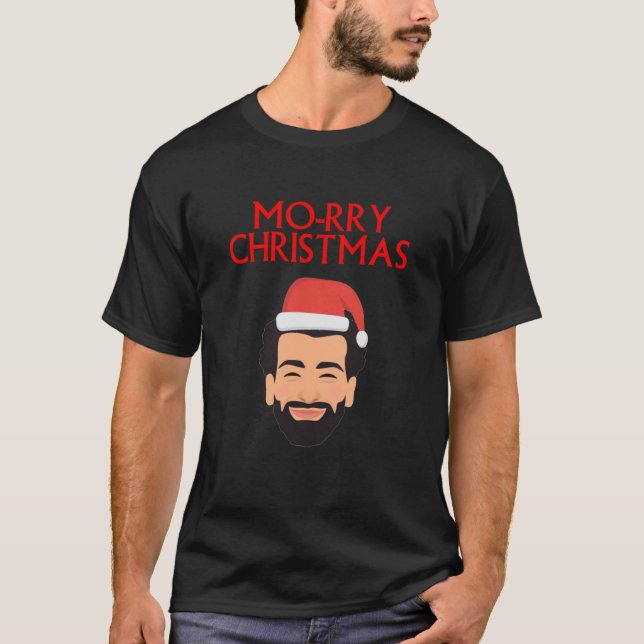 Camiseta Merry Christmas Liverpool FC Mo Salah  (Anverso)