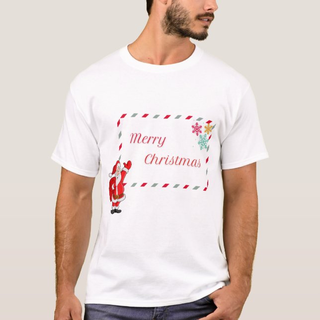 Camiseta merry christmas men (Anverso)