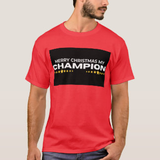 Camiseta Merry christmas my champion