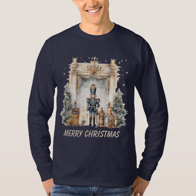 Camiseta Merry Christmas nutcracker acuático (Anverso)