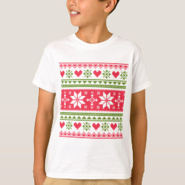 Camiseta Merry Christmas pattern 3