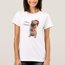 Camiseta Merry Christmas puppy