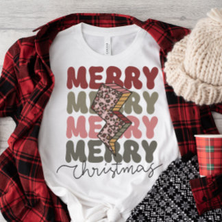 Camiseta Merry Christmas Retro