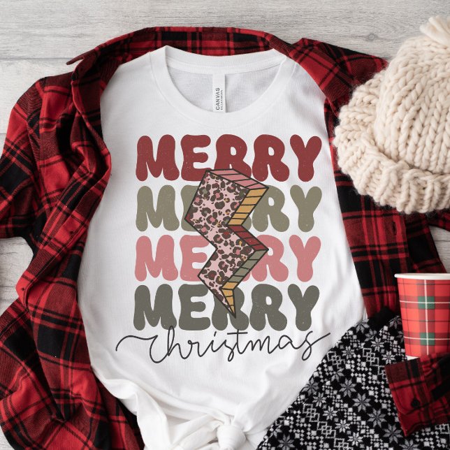 Camiseta Merry Christmas Retro (Subido por el creador)