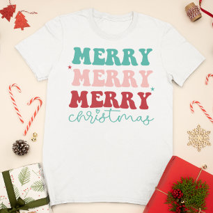 Camiseta Merry Christmas Retro