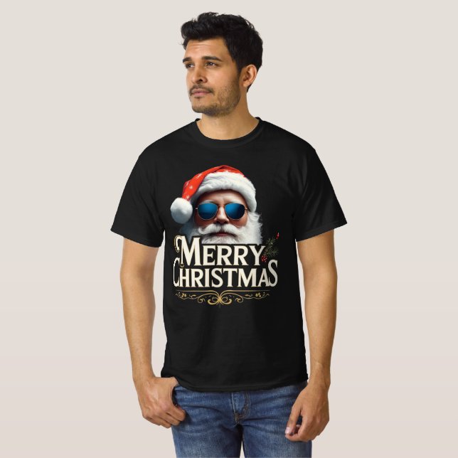 Camiseta Merry Christmas Santa – Funny Holiday (Anverso completo)