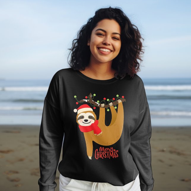 Camiseta Merry Christmas Sloth | Vacaciones (Subido por el creador)
