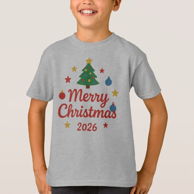 Camiseta  Merry Christmas T-Shirt (Anverso)