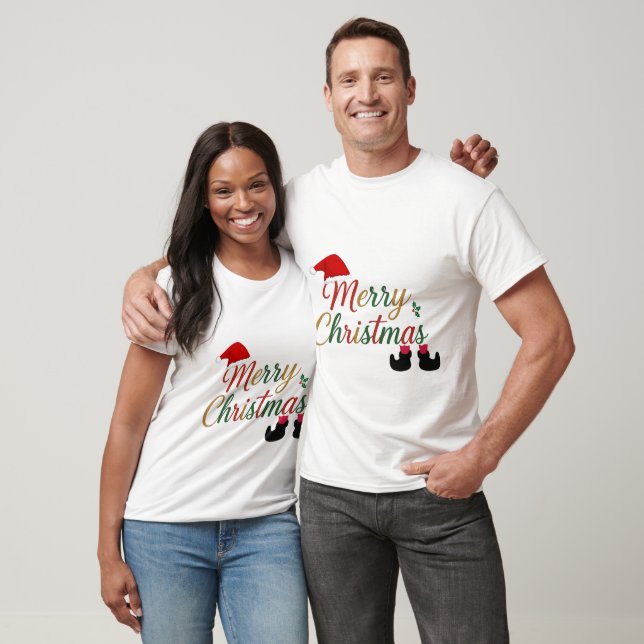 Camiseta Merry Christmas T-Shirt – Fun Holiday Tee (Unisexo)