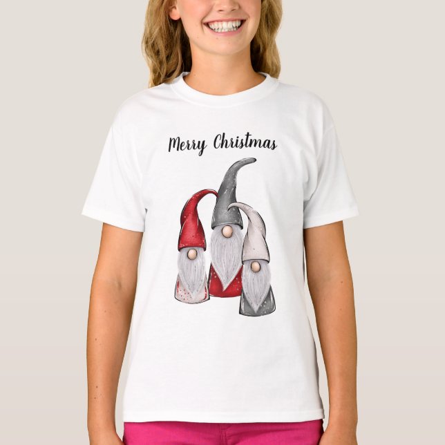 Camiseta Merry Christmas Three Gnomes (Anverso)