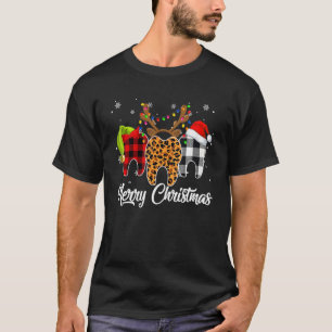 Camiseta Merry Christmas Tooth Costuoth Dental Assistant Xm