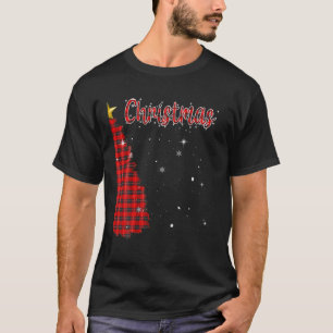 Camiseta Merry Christmas Tree Buffalo Plaid Xmas Parejas Ma