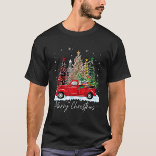Camiseta Merry Christmas Tree Ilumina Búfalo Plactado Red W