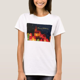 Camiseta Merry Christmas Village T-Shirt