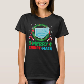 Camiseta Merry Christmask Navidades graciosos Pajama para f