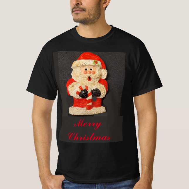 CAMISETA MERRY CHRISTMASMAS CANDY SANTA (Anverso)