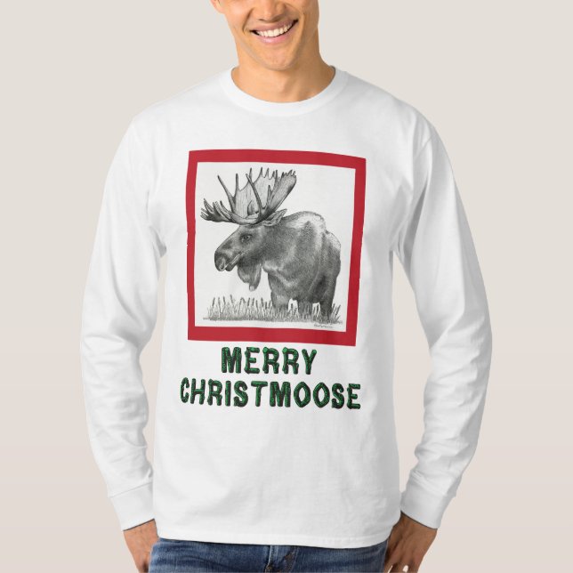 Camiseta Merry Christmoose (Anverso)