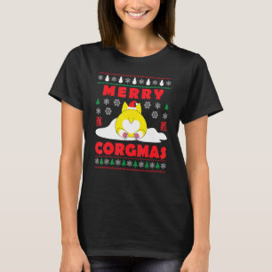 Camiseta Merry Corgmas Corgi Butt Corgy Perro Feo Cristo Di