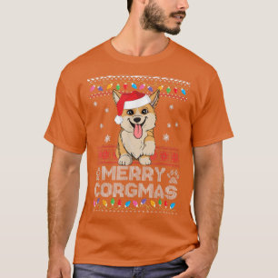 Camiseta Merry Corgmas Santa Corgi Navidades feos
