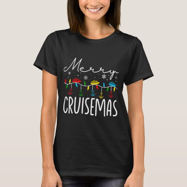 Camiseta Merry Cruisemas Christmas Family Cruisin Funny Cru (Anverso)
