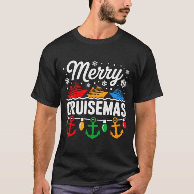 Camiseta Merry Cruisemas Christmas Family Cruisin Funny Cru (Anverso)