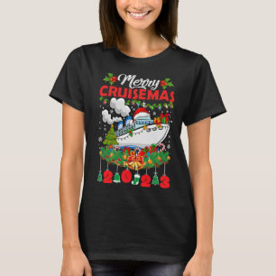 Camiseta Merry Cruisemas Familia Cruise Navidades 2023 Fun