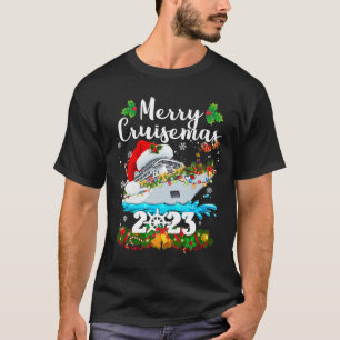 Camiseta Merry Cruisemas Familia Cruise Navidades 2023 Fun