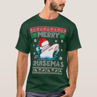 Camiseta Merry Cruisemas Funny Cruise Ship Family Ugly Chri
