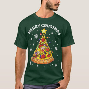 Camiseta Merry Crustmas Pizza Christmas Tree Pizza Lover Xm