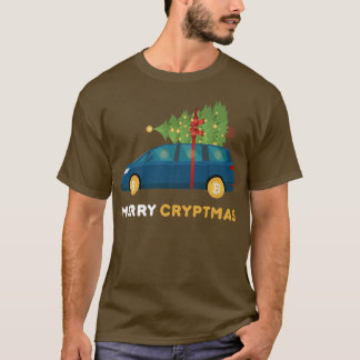 Camiseta Merry Cryptmas Funny Bitcoin Crypto BTC Festividad