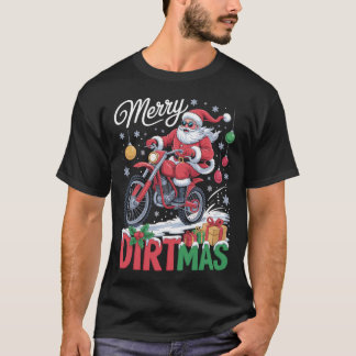 Camiseta Merry Dirtmas – Motocross Weihnachts T-Shirt
