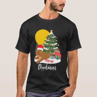 Camiseta Merry Doodmas Funny Navidades Labradoodle Doodle L