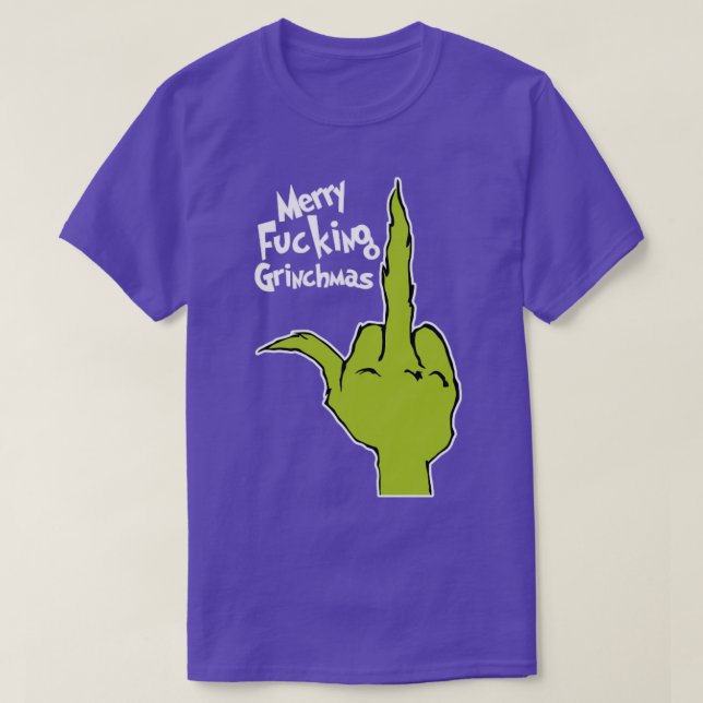 Camiseta Merry Fcking Grinchmas (Diseño del anverso)