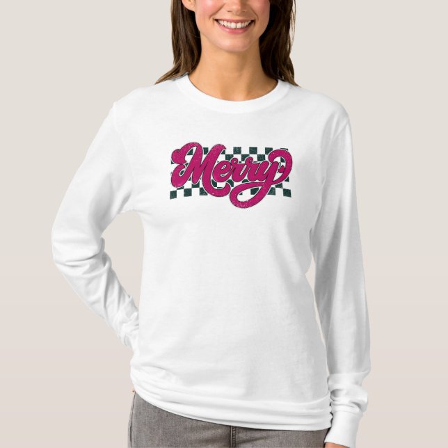 Camiseta Merry, Fiesta Navidades 2024 (Anverso)