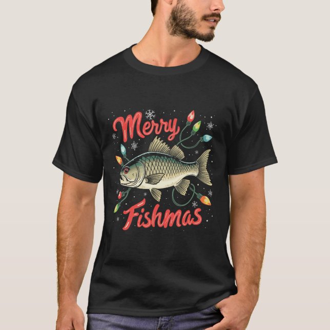 Camiseta Merry Fishmas (Anverso)