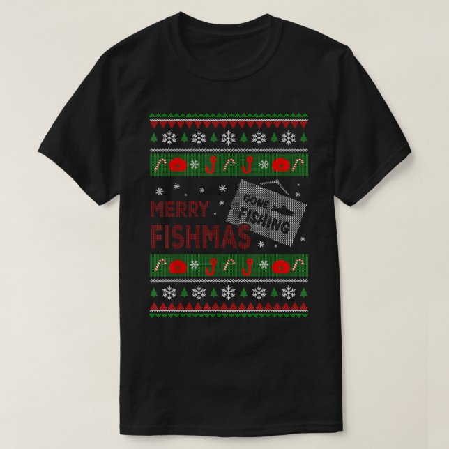 Camiseta MERRY FISHMAS Navidades Feo (Diseño del anverso)