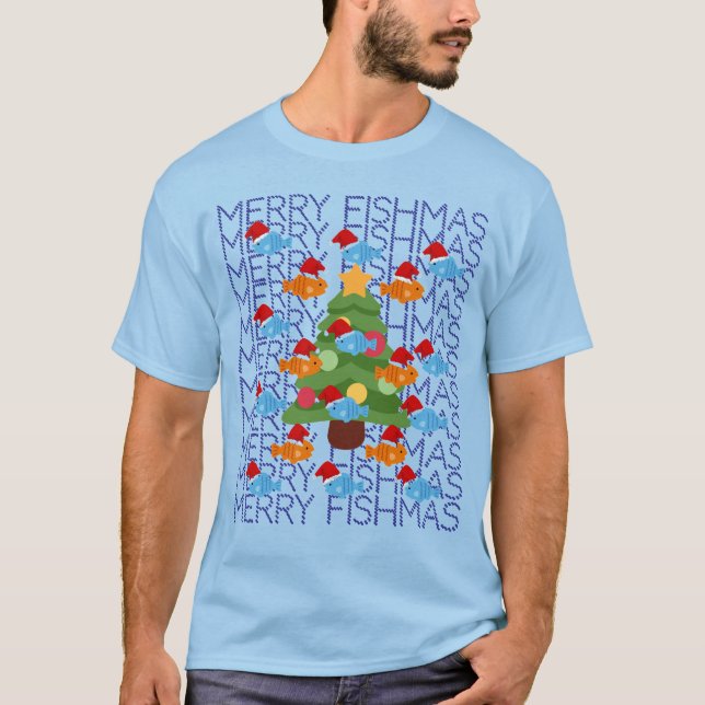 Camiseta Merry Fishmas T-shirt (Anverso)