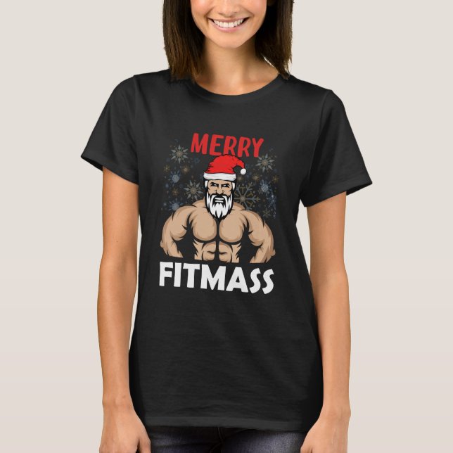 Camiseta Merry Fitmas Santa Training Appartal (Anverso)