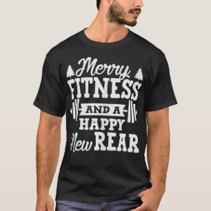 Camiseta Merry Fitness Y Un Nuevo Tren De Gimnasio Trasero 