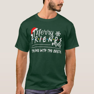 Camiseta Merry Friendsmas The One With the Besties Christma