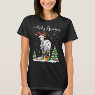 Camiseta Merry Goatmas Navidades de cabra reno Santa Funny