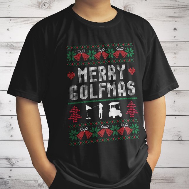 Camiseta Merry Golfmas Golf Golfing Golfer Navidades feos (Subido por el creador)