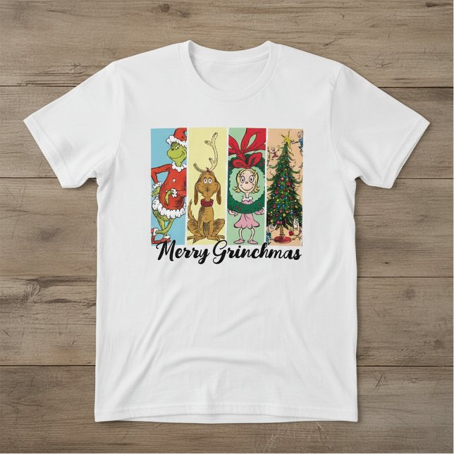 Camiseta Merry Grinchmas Holiday Collage (Subido por el creador)