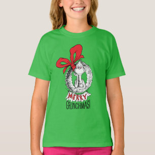 Camiseta Merry Grinchmas Wreath Grinch