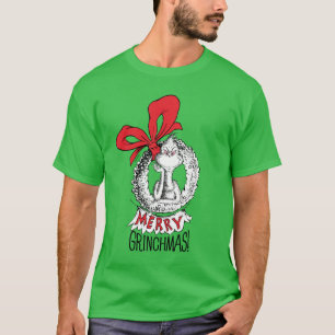 Camiseta Merry Grinchmas Wreath The Grinch