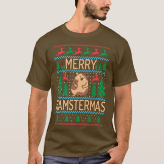 Camiseta Merry Hamstermas Cute Hamster Lover Xmas Premium