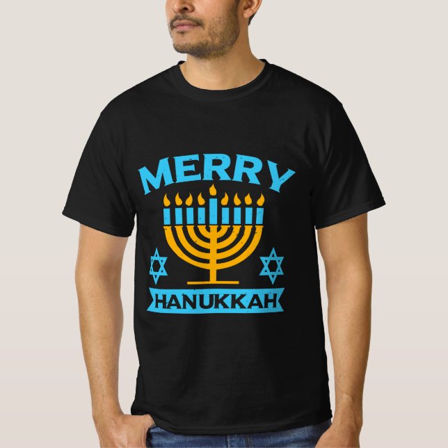 Camiseta Merry Hanukkah (Anverso)